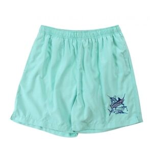 Guy Harvey Grand Slam Swim Trunks, Mint Green - Size Medium
